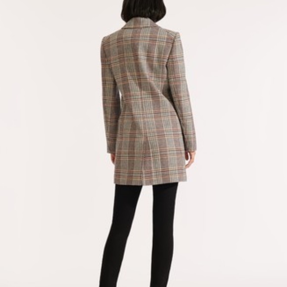 NWT Veronica Beard Reese Dickey Coat. Size 4,6. Plaid Print - Picture 3 of 13